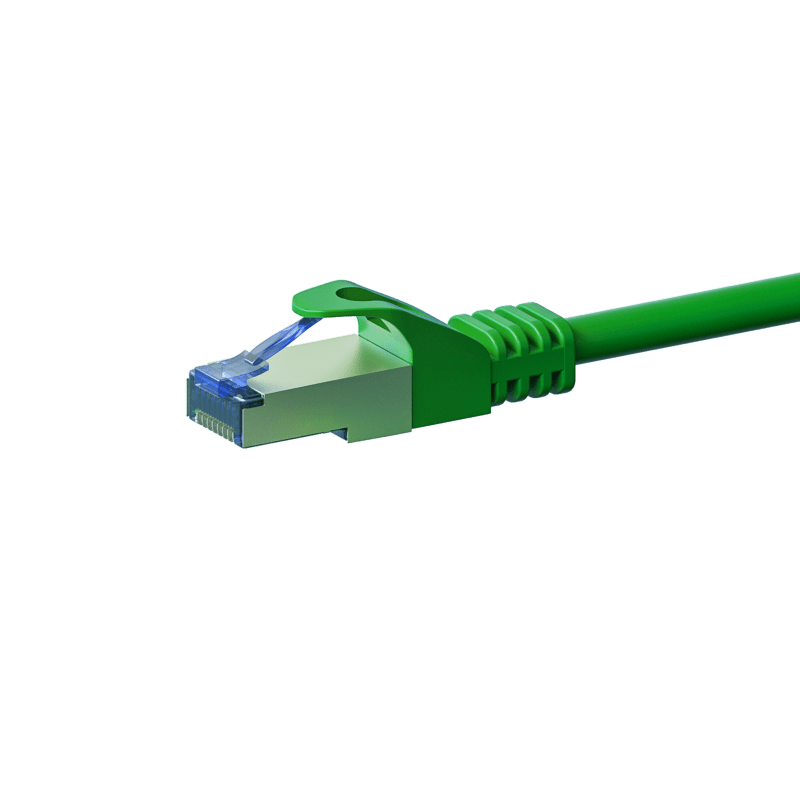 CAT6a S/FTP (PIMF) patch-kaapeli 1m vihreä