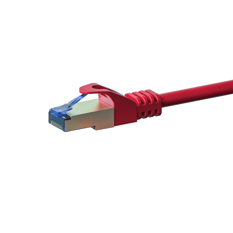 CAT6a S/FTP (PIMF) patch-kaapeli 1m punainen