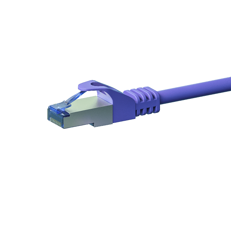 CAT6a S/FTP (PIMF) patch-kaapeli 20m violetti