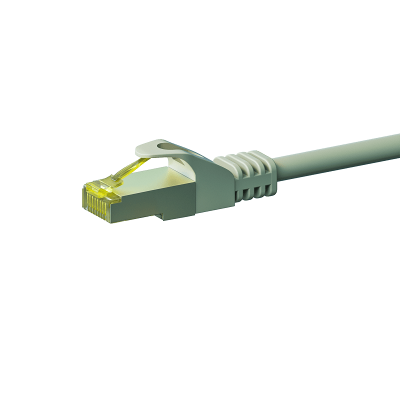 Cat7 S/FTP (PIMF) patch-kaapeli 7,50 m harmaa
