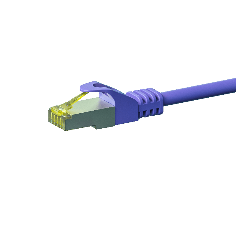 Cat7 S/FTP (PIMF) patch-kaapeli 1m violetti