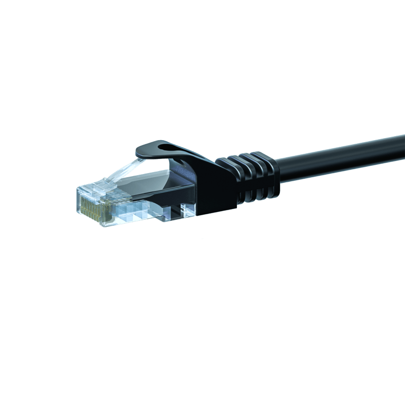 CAT5e UTP patch -kaapeli 3m musta - CCA
