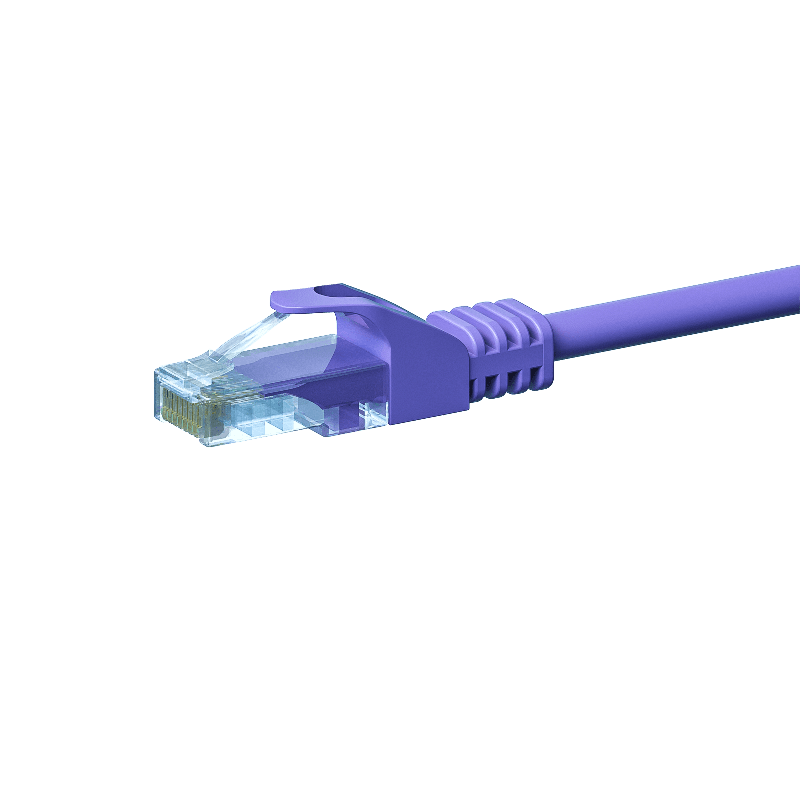CAT5e UTP patch -kaapeli 1m violetti - CCA
