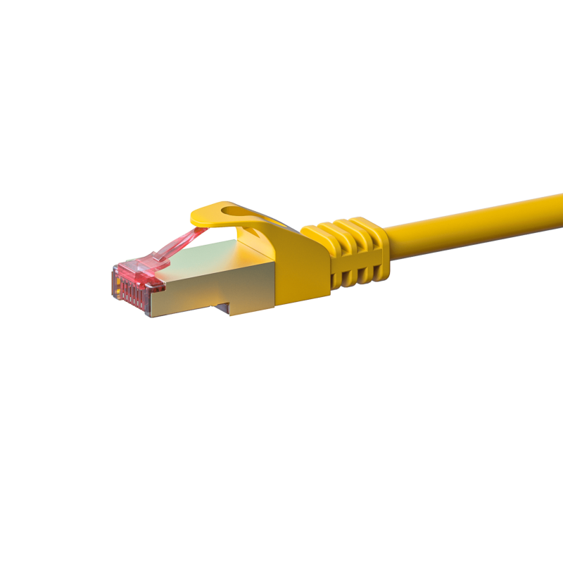 CAT6 S/FTP (PIMF) patch-kaapeli 0,50m keltainen