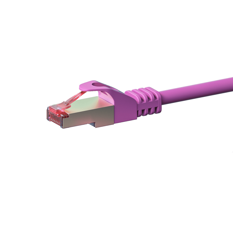CAT6 S/FTP (PIMF) patch-kaapeli 7,50 m pinkki