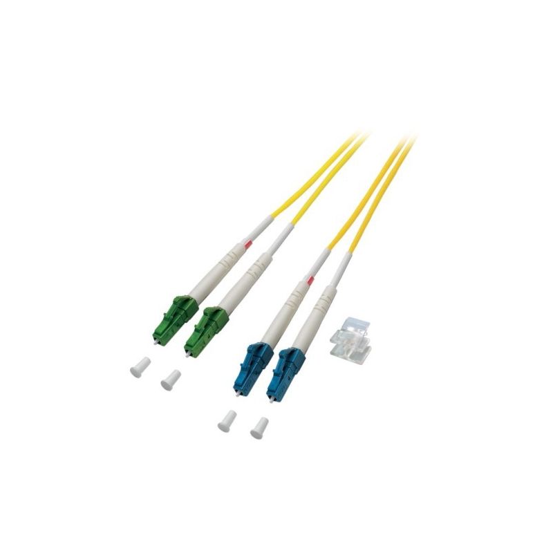 OS2 duplex valokuitukaapeli LC/APC-LC 1m