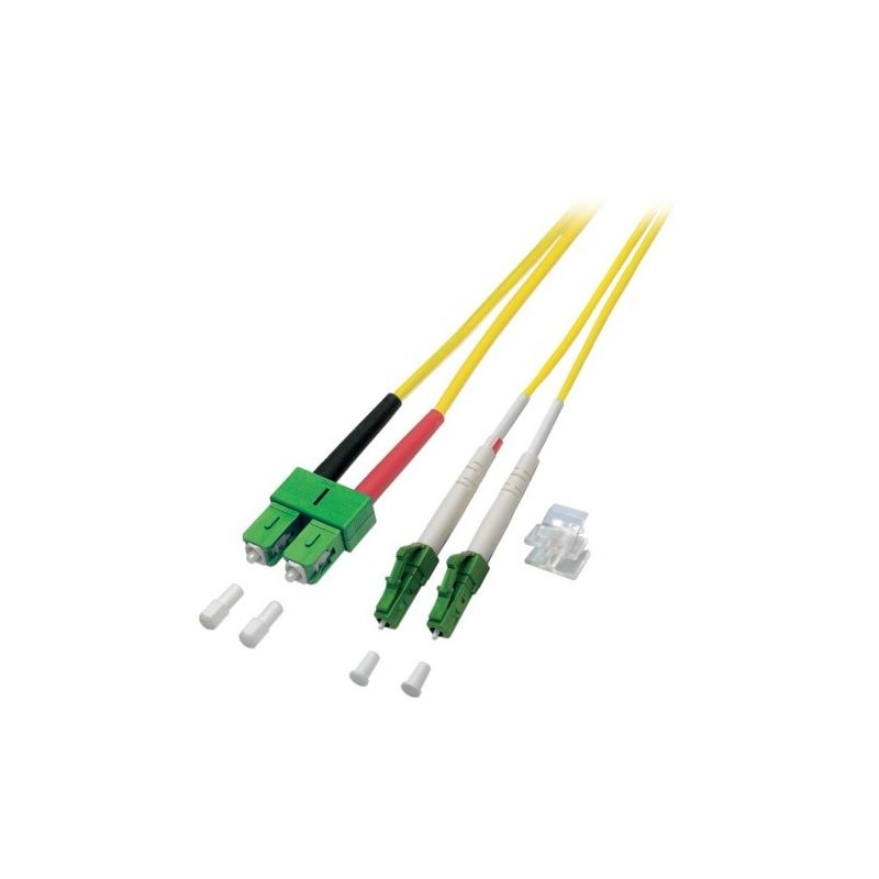 OS2 duplex valokuitukaapeli LC/APC-SC/APC 10m