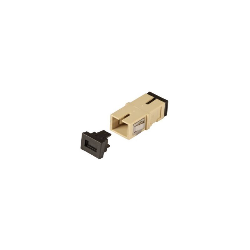 Multimode Keystone-liitin SC-SC simplex beige