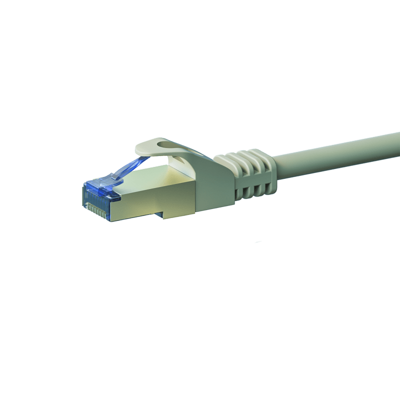 CAT6a S/FTP (PIMF) patch-kaapeli 5m harmaa
