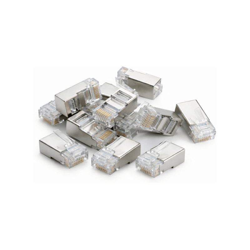 DANICOM FTP CAT6 RJ45 Liitin - joustavalle ytimelle - 10 kpl