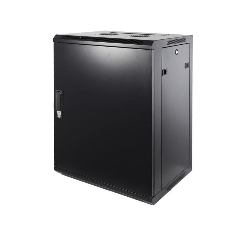 15U seinäkaappi metalliovella 600x600x770mm (LxSxK)