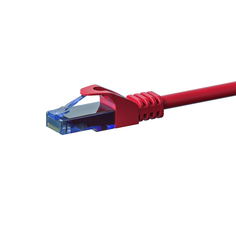 UTP CAT6a patch-kaapeli 5m punainen - 100% kuparia