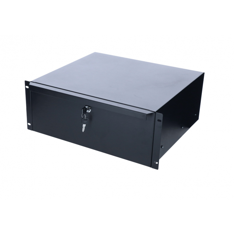 19 tuuman lukittava metallilaatikko - 4U