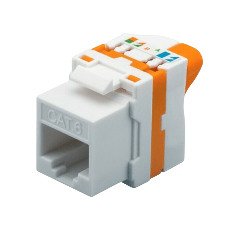 Cat6 UTP Keystone -liitin – työkaluton kierre