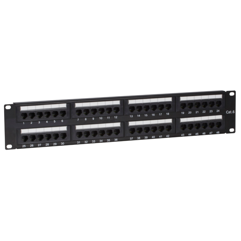 CAT6 UTP patch -paneeli - 48 porttia