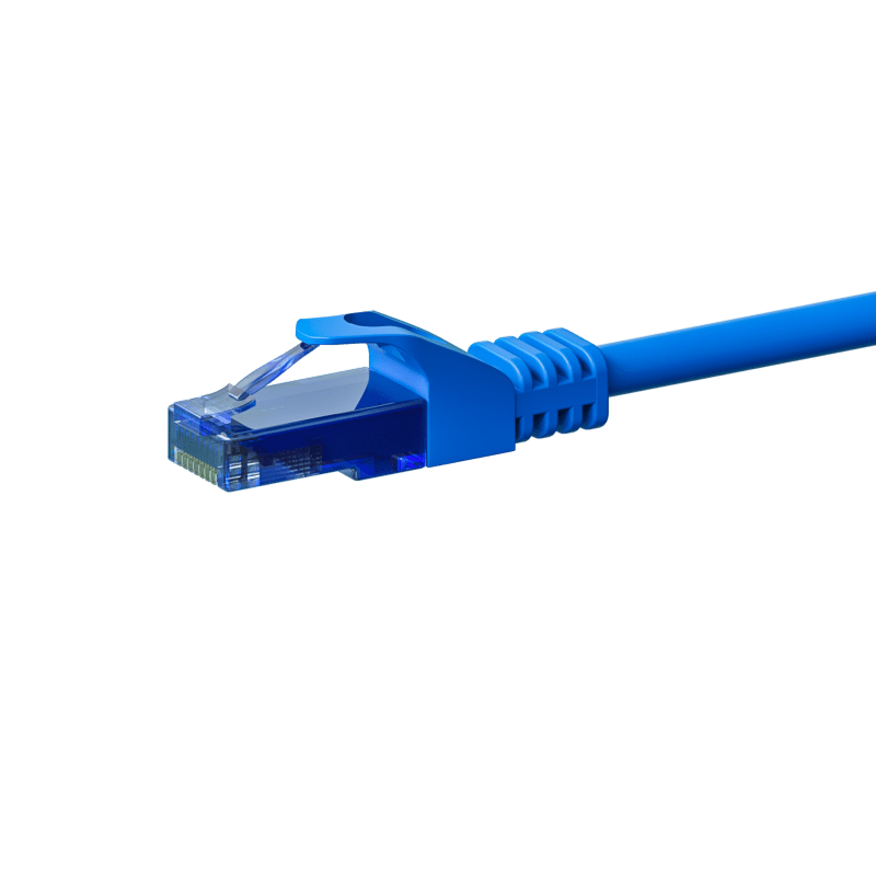 UTP CAT6a patch-kaapeli 5m sininen - 100% kuparia