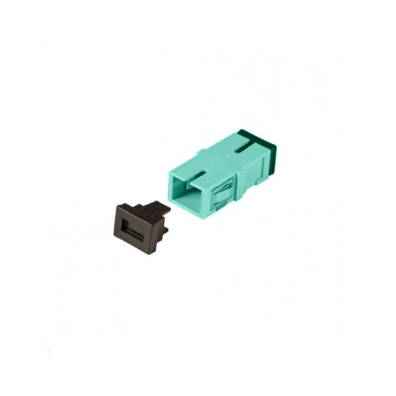 Multimode Keystone-liitäntä SC-SC simplex turkoosi