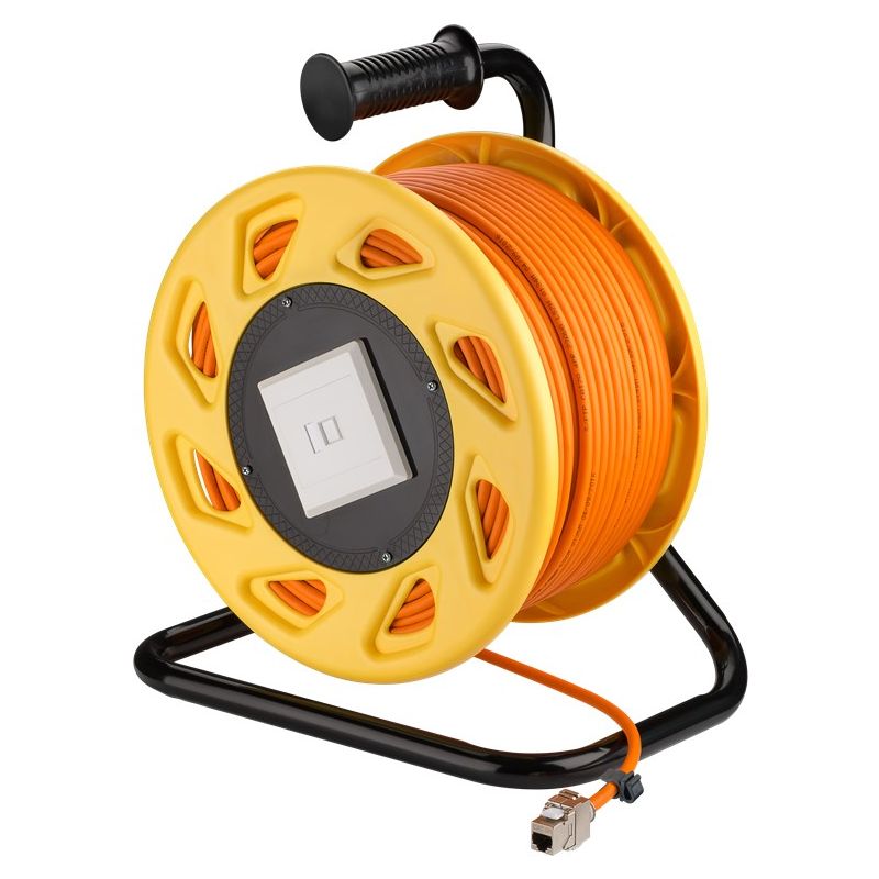 CAT7 S/FTP-kaapelikela CAT6a Keystone-liittimellä - RJ45 - 50 metriä