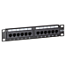10 tuuman CAT5e UTP-päivityspaneeli - 12 porttia