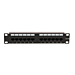 10 tuuman CAT6a UTP-päivityspaneeli - 12 porttia
